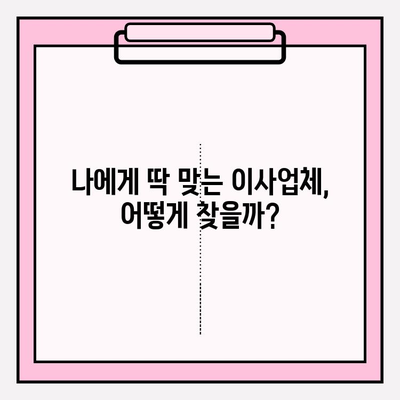 내게 딱 맞는 인기 포장 이사업체 찾기| 지역별 추천 & 비교 가이드 | 포장 이사, 이사업체 추천, 이사 비용