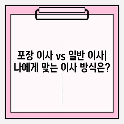 아파트 원룸 이사 비용 완벽 가이드| 포장 이사 vs. 일반 이사 비교 & 이삿짐센터 추천 | 원룸 이사, 이사 비용, 이삿짐센터, 이사 준비