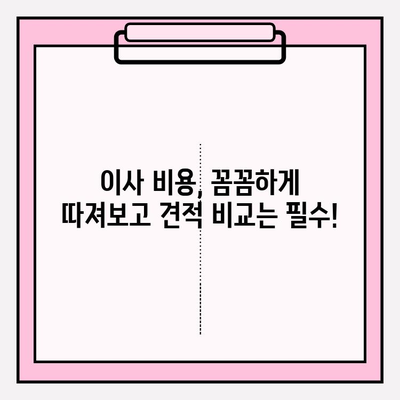 대구 이삿짐센터 선택 가이드| 꼼꼼하게 따져보는 핵심 체크리스트 | 이사짐센터, 비용, 견적, 후기, 추천