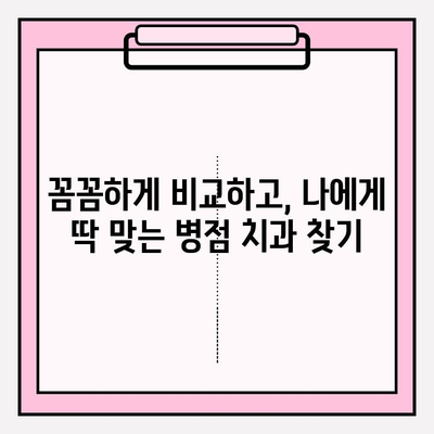 과잉 진료 걱정 끝! 병점 치과 선택 가이드| 꼼꼼하게 알아보고 현명하게 치료받자 | 병점 치과 추천, 과잉 진료 예방, 치과 선택 팁