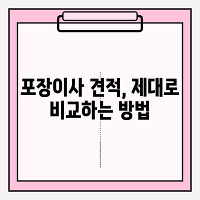 원룸 포장이사 비용 & 4가지 이사 방법|  꼼꼼하게 비교하고 알뜰하게 이사하기 | 원룸 이사, 비용 절감, 이사 꿀팁, 포장이사 견적