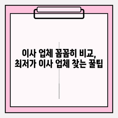 포장 이사 비용 절감 핵심 팁| 3가지 꿀팁으로 이사 비용 확실히 줄이기 | 이사 비용, 절약 팁, 포장 이사