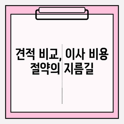 아파트 포장 이사 비용, 이삿짐센터 비교 가이드| 합리적인 선택을 위한 팁 | 이사 비용, 견적 비교, 이삿짐센터 추천