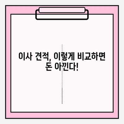 이삿짐센터 가격 비교 & 포장 이사업체 선택 꿀팁| 핵심 비결 완벽 정복 | 이사 견적, 이사 비용, 이사업체 추천, 포장 이사 팁