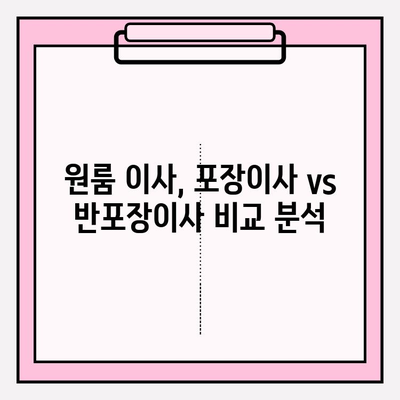 원룸 이사, 비용 걱정 끝! 📦 저렴한 포장이사 & 반포장이사 견적 비교 & 이삿짐센터 추천 | 원룸 이사, 포장이사 비용, 반포장이사 비용, 이삿짐센터 추천, 견적 비교