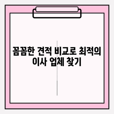 안심하고 맡길 수 있는 이삿짐 전문 업체 찾기| 지역별 추천 & 비교 가이드 | 이사, 이삿짐센터, 견적, 후기