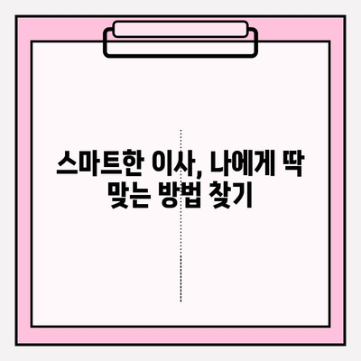 프로페셔널 이삿짐센터와 함께하는 스마트한 이사 가이드 | 이사 꿀팁, 비용 절약, 짐 정리, 이사 준비