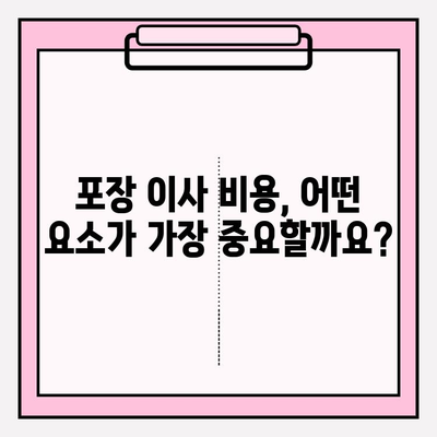 아파트 포장 이사 비용| 꼼꼼한 견적 비교와 이삿짐 센터 추천 가이드 | 이사 준비, 비용 절약, 이사 견적 비교