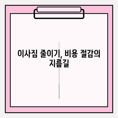 이삿짐센터 비용 절약 꿀팁| 3가지 방법으로 합리적인 선택하기 | 이사 비용, 이사짐센터 추천, 이사 준비 팁