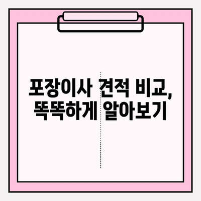 포장 이사 짐센터 비교 가이드| 꼼꼼한 체크리스트와 추천 정보 | 이사짐센터, 비교견적, 포장이사, 이사 준비