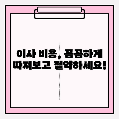 사무실 이사 비용 절약을 위한 3가지 필수 팁| 똑똑하게 이사하고 예산은 지키세요! | 이사 비용 절감, 이사 팁, 효율적인 이사