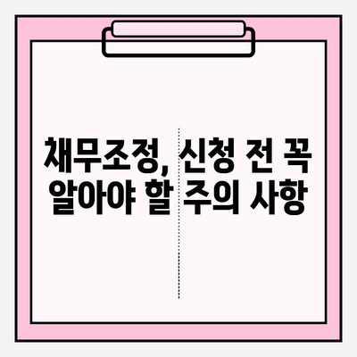 신용회복위원회 채무조정으로 대출 연체 해결하기| 상세 가이드 | 신용회복, 연체, 채무조정, 해결방법