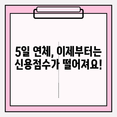 신용카드 연체 1일, 5일, 대출 1개월 연체 시 어려움, 이렇게 대처하세요! | 연체 대처, 해결 방안, 신용 관리 팁