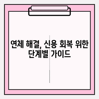 신용카드 & 대출 연체, 빚 갚는 최선의 방법 찾기| 5가지 전문가 추천 전략 | 연체 해결, 빚 관리, 재정 상담, 신용 회복