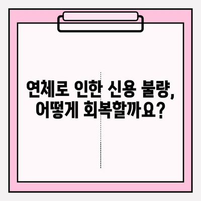 신용카드 연체 & 대출 한달 연체, 빚 탕감 가능할까요? | 연체 해결, 빚 탕감 방법, 전문가 상담, 솔루션 안내