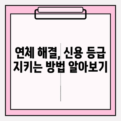 카카오 비상금 대출 연체, 이렇게 해결하세요! | 신용 등급 보호, 연체 해결 가이드