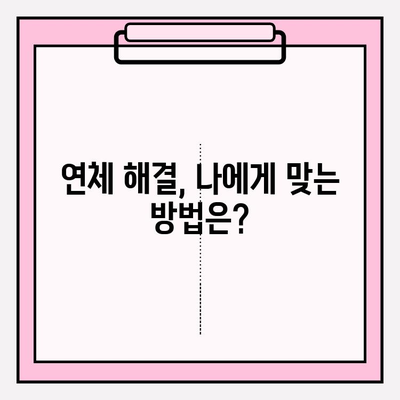 카카오 비상금 대출 연체, 이렇게 해결하세요! | 신용 등급 보호, 연체 해결 가이드