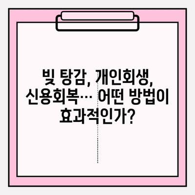 신용카드 연체와 대출 연체, 상관없이 빚 청산하는 방법 | 빚 탕감, 파산, 개인회생, 신용회복