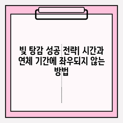 시간과 연체 기간 상관없이 빚 청산하는 5가지 전략 | 빚 탕감, 재정 관리, 신용 회복