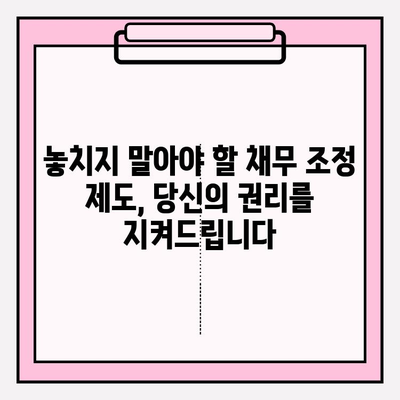 카드 연체, 급여 압류 위기? 놓치지 말아야 할 채무 조정 제도 | 연체, 압류, 법률, 해결책, 정보