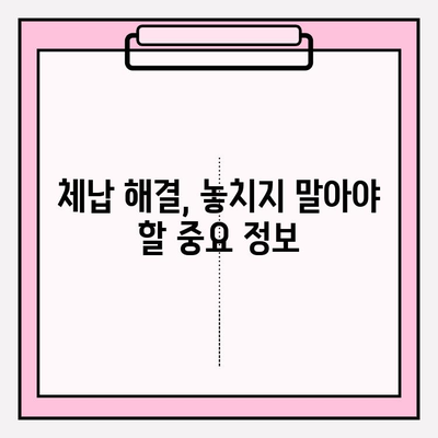 국세, 건강보험, 연금 체납 걱정?  해결 방법 총정리 | 체납 해결, 납부 방법, 연체 이자, 면제 혜택