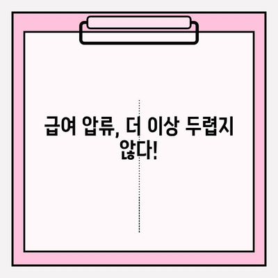 카드값 연체로 급여 압류 위기? 막아내는 5가지 실전 전략 | 연체, 급여 압류, 해결 방안, 법률 정보