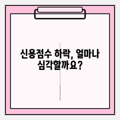 카카오뱅크 비상금대출 연체, 신용등급에 미치는 영향은? | 신용점수 하락, 연체 관리, 대출 가능성
