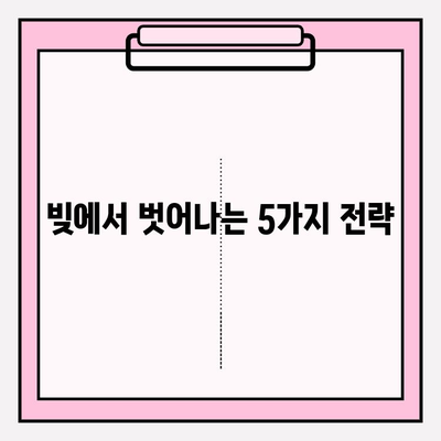 빚 탕감, 현실적인 해결책| 신용카드 & 대출 연체 시 긴급 대처법 | 연체, 채무, 재정 관리, 빚 해결