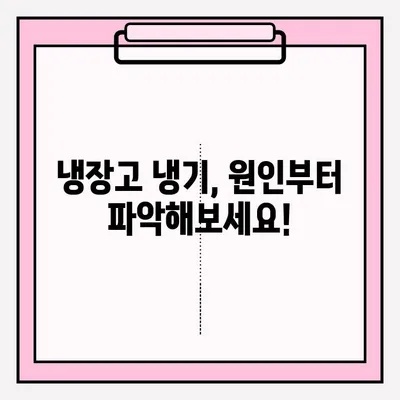 냉장고 냉기 문제 해결 가이드| 원인 분석부터 A/S 접수까지 | 냉장고 수리, 냉각 문제, AS 정보