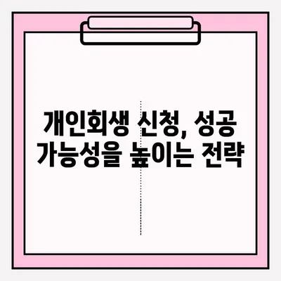 개인회생 신청, 이렇게 하세요! | 개인회생 절차, 준비서류, 신청 방법, 성공 전략