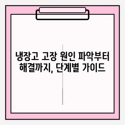 냉장고 고장났을 때 당황하지 마세요! | 냉장고 고장 대응 및 A/S 접수 완벽 가이드