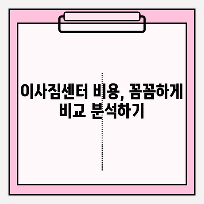 이사짐센터 선택 꿀팁| 나에게 딱 맞는 업체 찾는 5가지 방법 | 이사, 이사짐센터, 비용, 견적, 추천