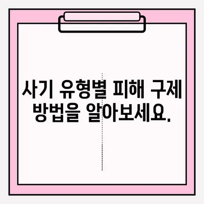 사기 범죄 피해? 신고는 어떻게? | 경찰 신고, 금융기관 신고, 피해 구제 방법, 사기 유형