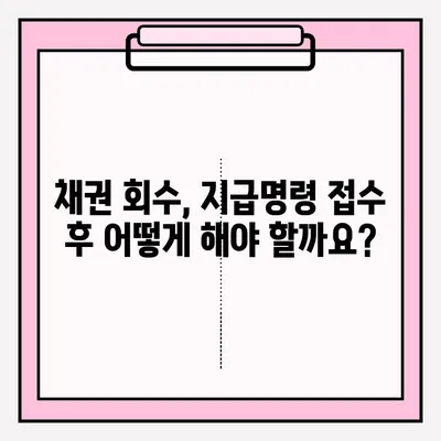 물품대금 지급명령 접수 후, 성공적인 회수 전략| 실제 사례와 효과적인 방법 | 채권 회수, 법률 정보, 소송