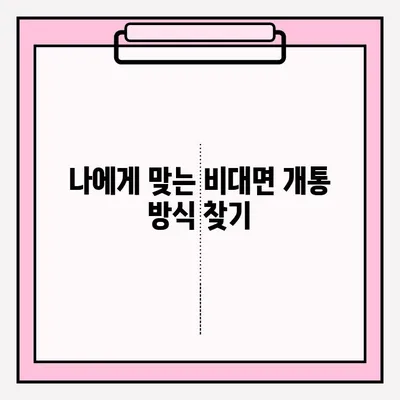 스마트폰 비대면 개통, 이제는 쉽게! | 비대면 개통 방법, 온라인 신청, 필요 서류, 주의 사항