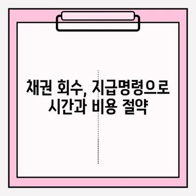 물품대금 지급명령 접수 사례와 효과적인 회수 방법| 성공적인 채권 회수 전략 | 채권 회수, 지급명령, 법률 정보