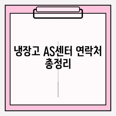 냉장고 냉기 고장? A/S 접수부터 해결까지 완벽 가이드 | 냉장고 수리, A/S, 고장 증상, AS센터 연락처