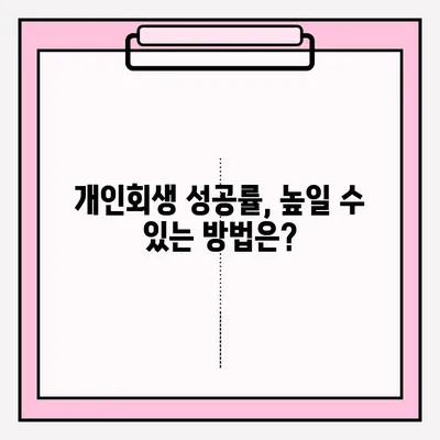 개인회생 신청, 기간과 서류는 어떻게 준비해야 할까요? | 개인회생 신청 자격, 절차, 비용, 성공률