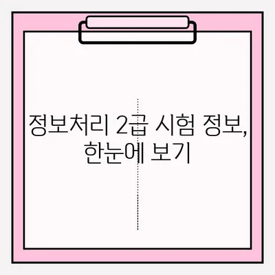 정보처리 활용 능력 2급 시험, 접수부터 합격까지 완벽 가이드 | 시험 정보, 접수 방법, 합격 후기, 꿀팁